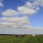 The BA dig site in the landscape