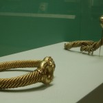 The two torcs alongside each other