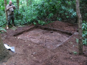 Site after excavation